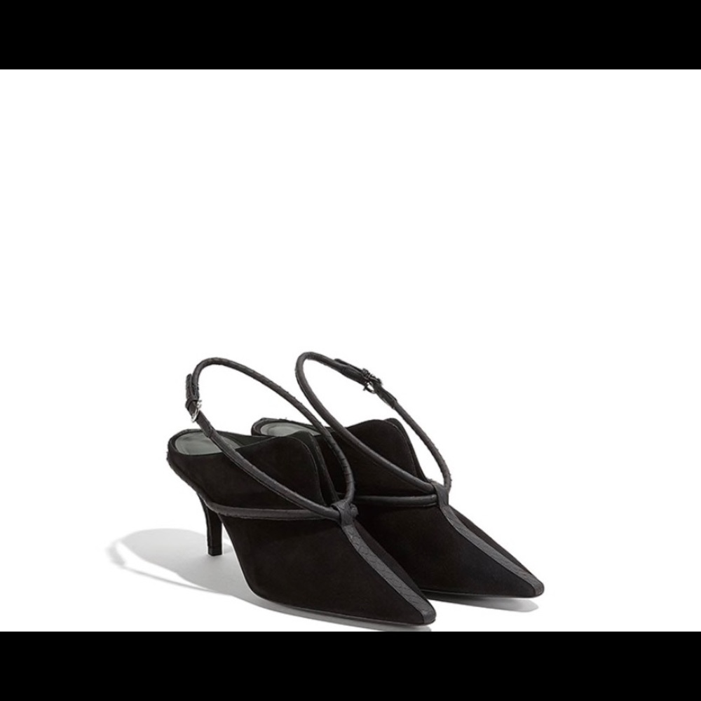 Salvatore Ferragamo mule with ankle straps